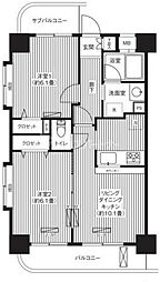 プラン・デスポワール 2LDKの間取図画像