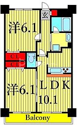 プラン・デスポワール 2LDKの間取図画像