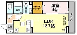 レクシア東葛西2 1LDKの間取図画像