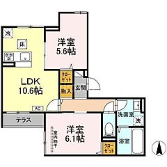 物件の間取り