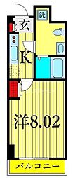 HF葛西レジデンス 1Kの間取図画像