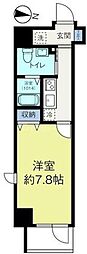 THREEBLOCKS3 1Kの間取図画像