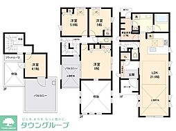 プラウドシーズン光が丘グレイス　ＳＴＡＧＥ8 4LDKの間取り