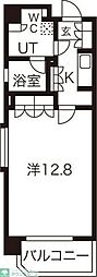 日神デュオステージ杉並井荻 2階1Kの間取り