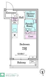 デュオメゾン高円寺駅前 303 3階ワンルームの間取り