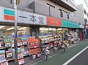 ドラッグストア一本堂 256m
