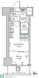 ワンルーフレジデンス中野南台 1DKの間取図画像