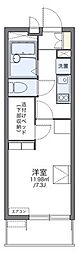 ラピアンタ都立家政 1Kの間取図画像