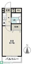 フェニックスマンション小金井 1Kの間取図画像