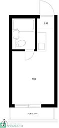 メゾン・ドアトレ ワンルームの間取図画像