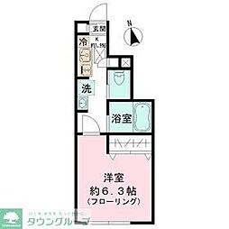 MIJAS中野新井薬師 1Kの間取図画像