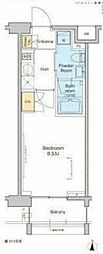 プラウドフラット中野 1Kの間取図画像