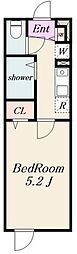 リブリ・NS 1Kの間取図画像