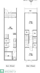 ガーデン杉並今川 2LDKの間取図画像