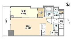 コンフォリア桜上水 1LDKの間取図画像