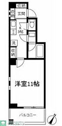 コマUD21 1Kの間取図画像