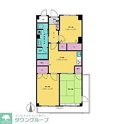 COMFORT中野 3DKの間取図画像