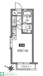 スタイルレジデンス高円寺 ワンルームの間取図画像