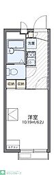 レオパレスカトレア 2階1Kの間取り
