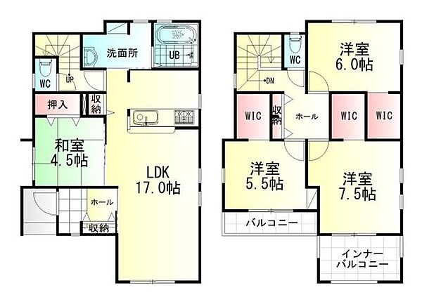 間取りを拡大表示
