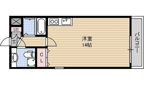 ツインリーブス 302号室｜大阪府茨木市双葉町(賃貸マンション1R・3階・32.00㎡)の写真 その2