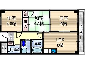 ヌーヴェレール南茨木 305号室 ｜ 大阪府茨木市天王２丁目（賃貸マンション3LDK・3階・55.00㎡） その2