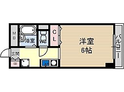 パルウェーブ 1Kの間取図画像