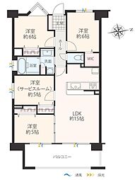 間取図画像 3SLDK