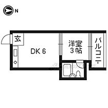 第1レジデンス春田 132 ｜ 京都府京都市西京区大枝塚原町（賃貸マンション1K・3階・17.10㎡） その2