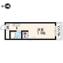 京都府京都市右京区太秦堀ケ内町（賃貸マンション1K・2階・20.65㎡） その2