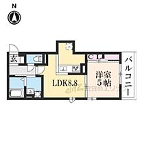 LUSOLE嵐山 202 ｜ 京都府京都市右京区嵯峨天龍寺今堀町（賃貸アパート1LDK・2階・34.79㎡） その2