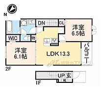 京都府南丹市八木町大薮折戸（賃貸アパート2LDK・2階・59.55㎡） その2