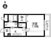 キララ藪下 201 ｜ 京都府京都市西京区樫原平田町（賃貸マンション1K・2階・24.42㎡） その2