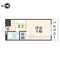 ピエスあさのＢ棟 516 ｜ 京都府京都市右京区常盤村ノ内町（賃貸マンション1K・5階・20.00㎡） その1