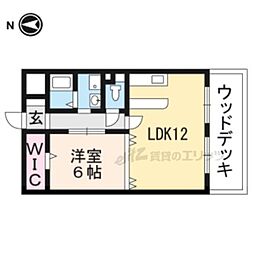 ハイツDSK 1LDKの間取図画像