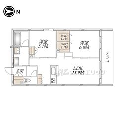 物件の間取り