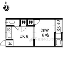 松尾橋ハイツ 202 ｜ 京都府京都市右京区梅津中倉町（賃貸アパート1DK・2階・24.30㎡） その2