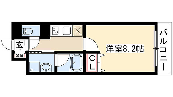 ヴィオラレジデンス 402｜愛知県名古屋市中区新栄２丁目(賃貸マンション1K・4階・27.98㎡)の写真 その2