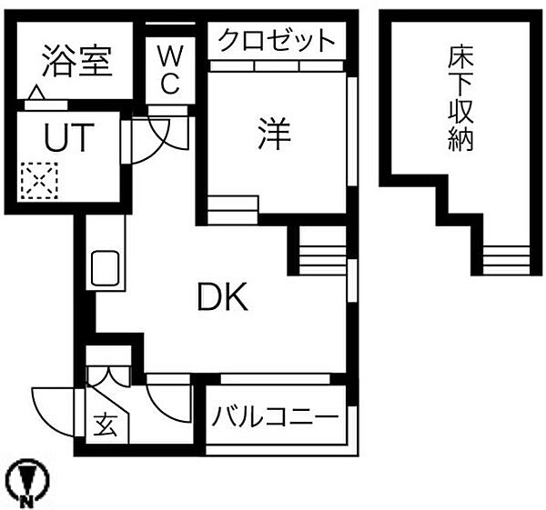 ハーモニーテラス二番V 102｜愛知県名古屋市熱田区二番２丁目(賃貸アパート1DK・1階・28.16㎡)の写真 その2