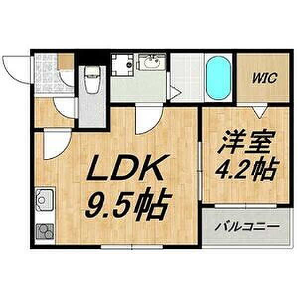 LECOCON中川 203｜愛知県名古屋市中川区戸田３丁目(賃貸アパート1LDK・2階・34.21㎡)の写真 その2