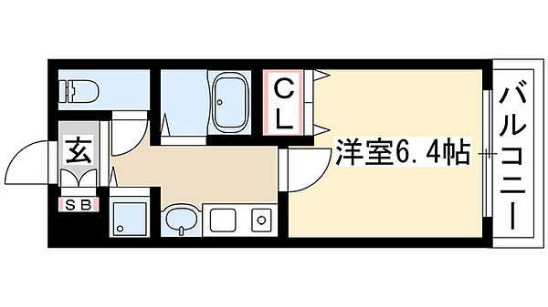 プレサンス栄メディパーク 202｜愛知県名古屋市中区栄５丁目(賃貸マンション1K・2階・21.72㎡)の写真 その2