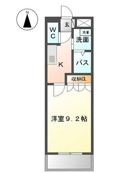 メゾン・クレシア 305｜愛知県名古屋市中川区戸田５丁目(賃貸マンション1K・3階・31.07㎡)の写真 その2