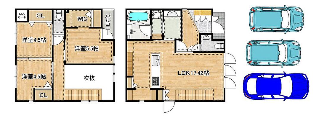 間取り 茱萸木６丁目　中古未入居物件