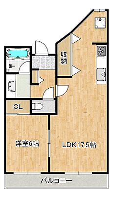 間取り ＡＰＡガーデンコート鳳西２番館 1階/-