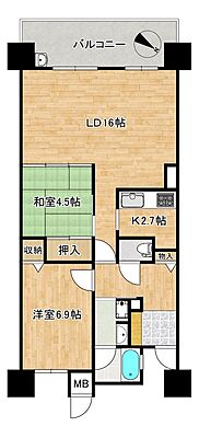 間取り ディークラディア鳳 8階/-