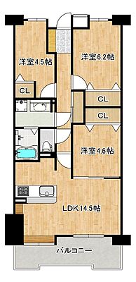間取り 東急ドエル・アルス堺フェニックス 12階/-