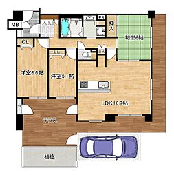 間取図画像 3LDK