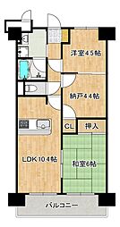 セザール和泉中央 2SLDKの間取図画像