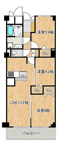 間取りを拡大表示