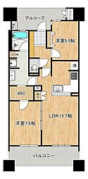 シーサイドレジデンスコスモスクエア駅前 2LDKの間取図画像